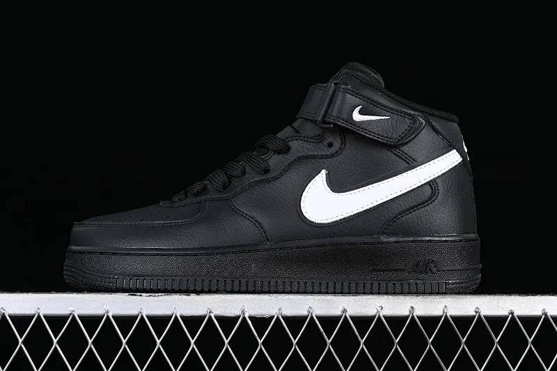 All categories Nk Air Force 1 Air Force series Nk Air Force 1 Mid Air Force mid-top Nk Air Force 1'07 Mid All black and white hook Air Force 1 mid-top classic casual sneakers HK5622-955